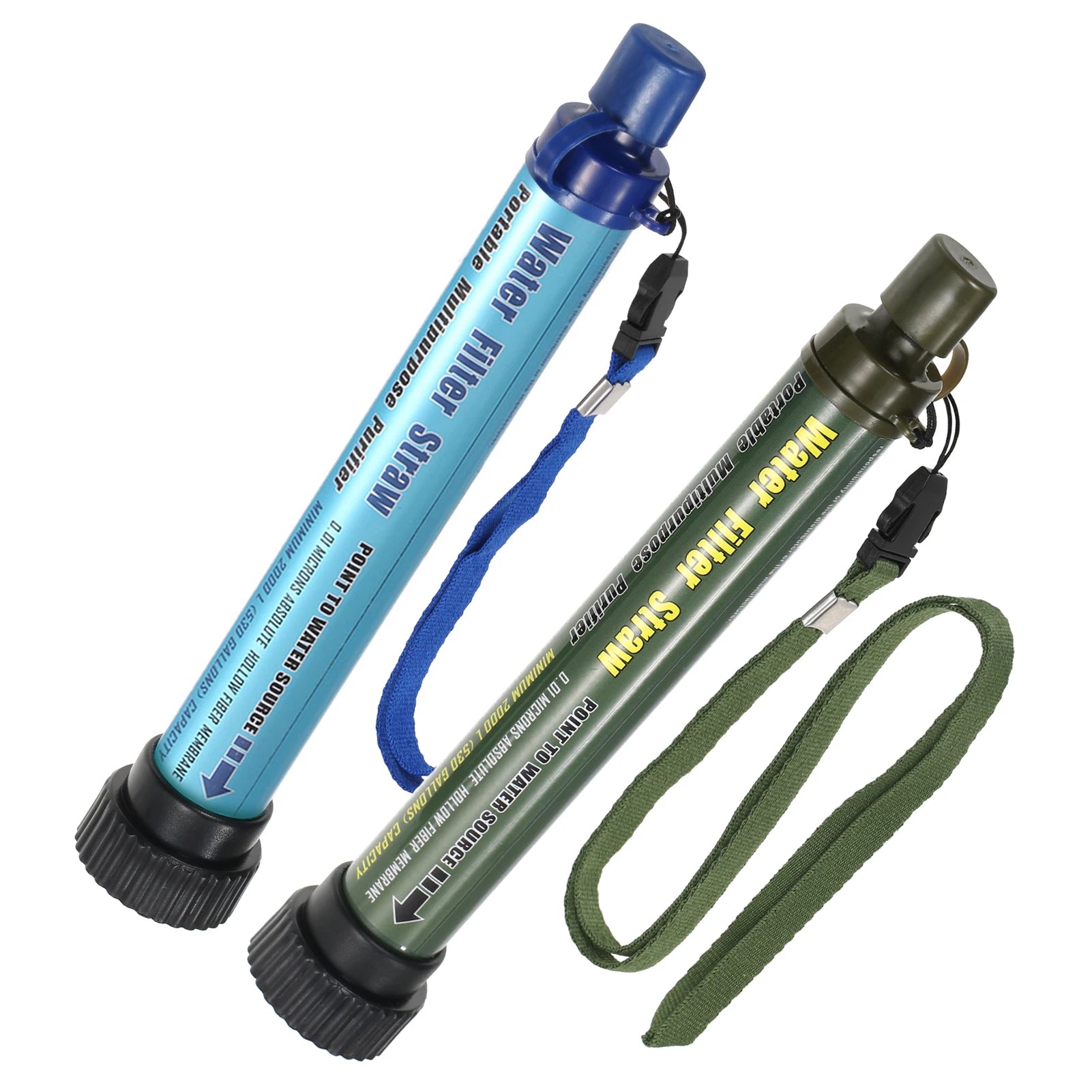 Outdoor Camping Water Filter Portable Hiking Personal Water Purifier Filtration System Hunting Water Purifying Emergency Device