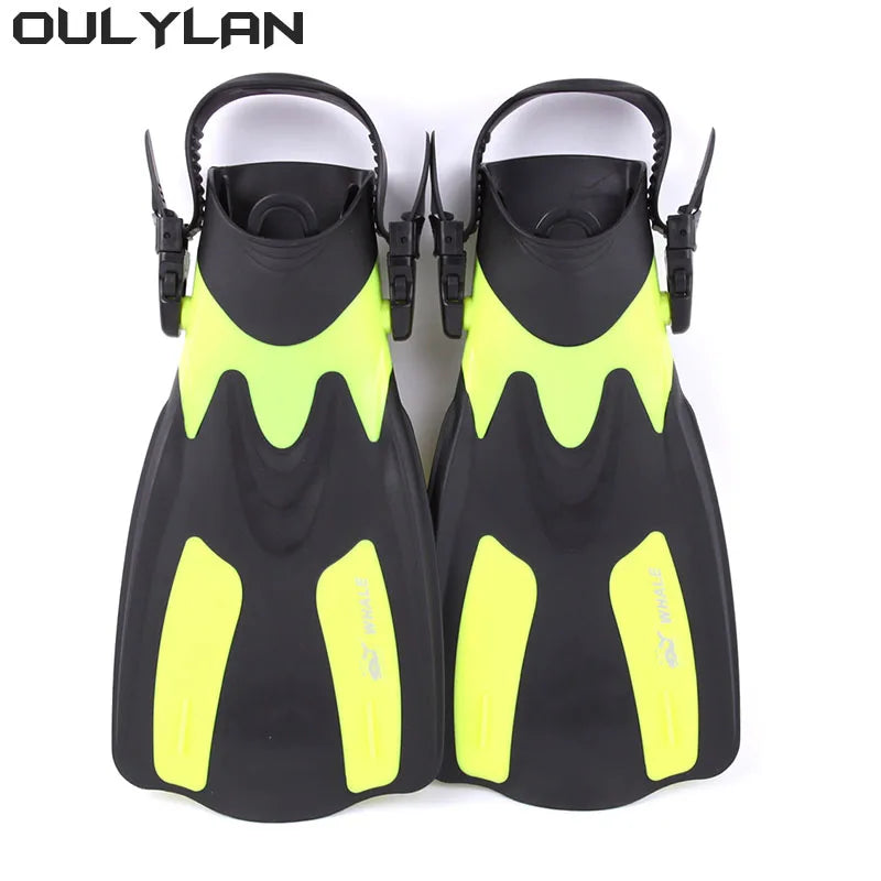 Oulylan Submersible Snorkeling Surfing Sock Boots Equipment Diving Fins Diving Flippers Adjustable Scuba Swim Anti Slip Shoes