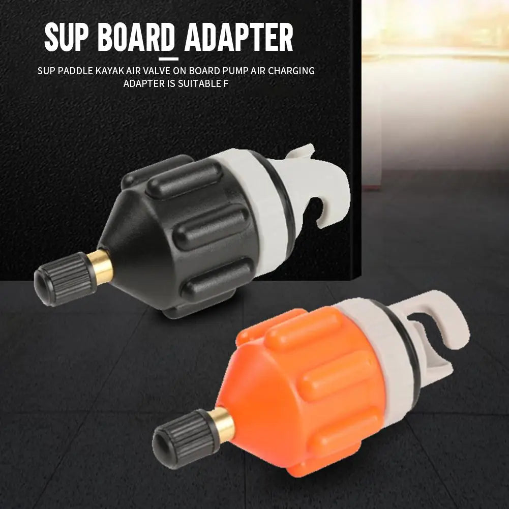 Hot Boat Air Valve Adaptor Nylon Kayak Inflatable Pump Adapter for SUP Board Durable Air Valve Adaptor Wear-resistant Rowing