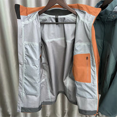 Outdoor Hard Shell Jacket Waterproof Breathable Hood High-quality Windbreaker Hiking Mountain Camping Fashion Pro Outdoor Top