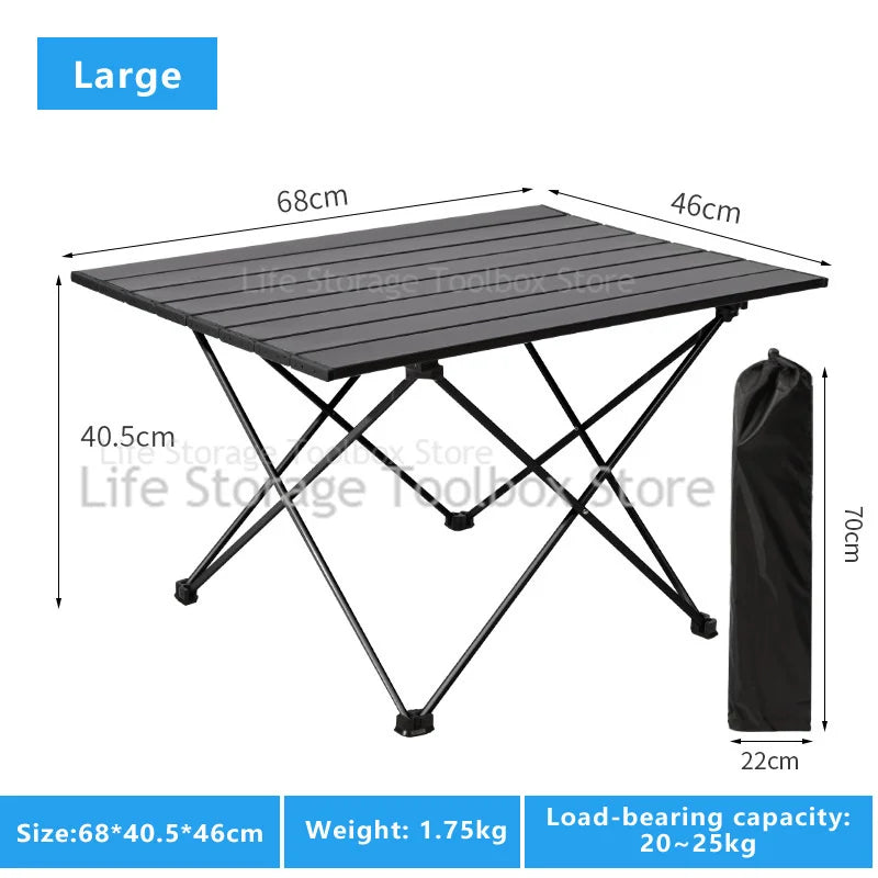 Outdoor Folding Chair, Simple and Portable, Chicken Roll Table Folding table Picnic table Coffice Table Camping table BBQ Table