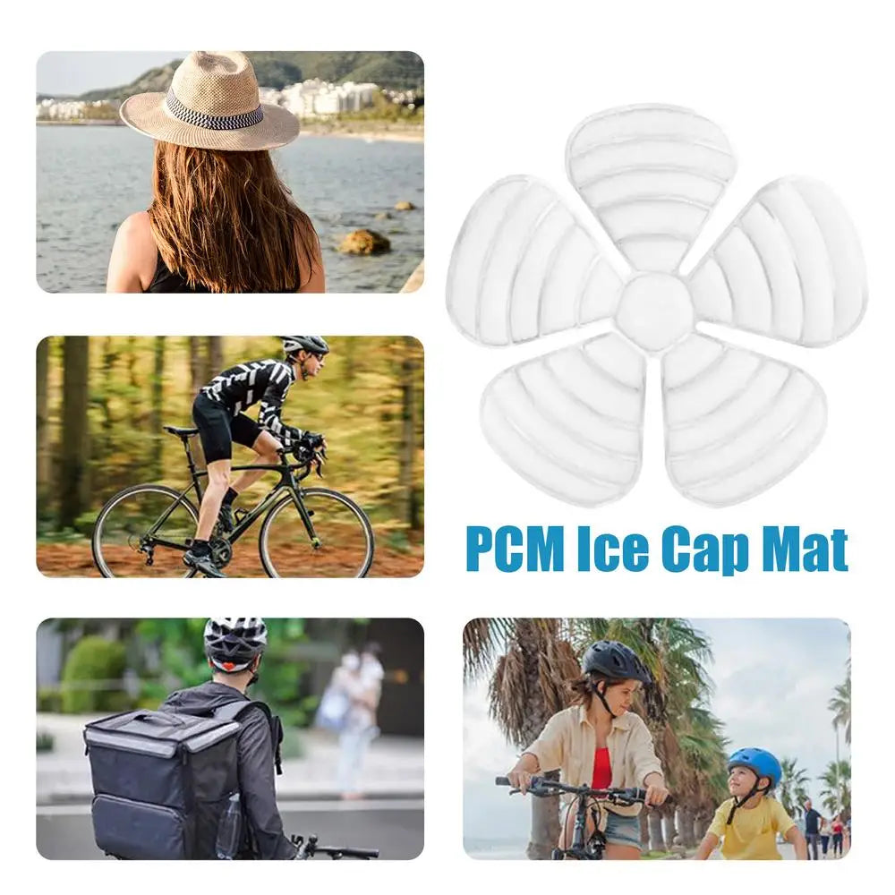 Hard Hat Liner Cooler Ice Hat Mat Liner Ice Cap Mat With Good Cooling Performance For Mountaineering Sports Outdoor Fishing