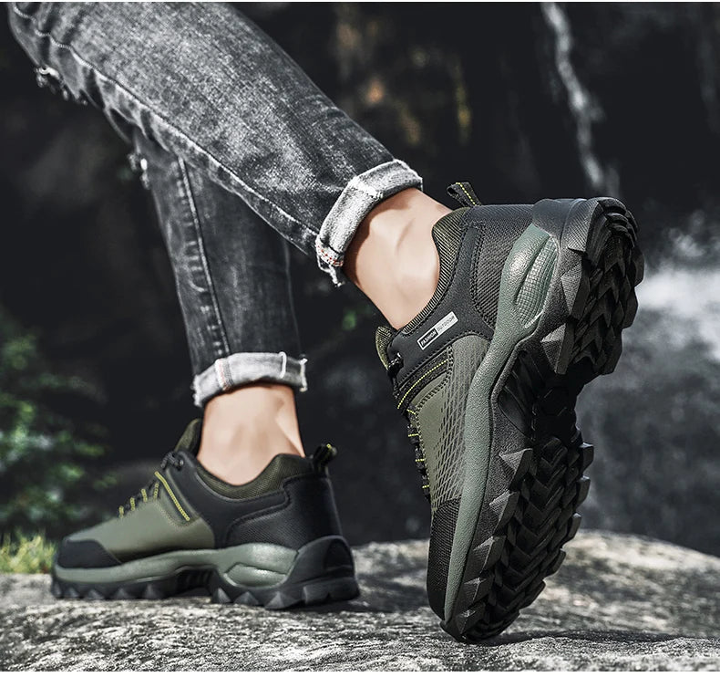 Men Sneakers Hiking Shoes For Men Outdoor Training Boots Climbing Sneakers Men Boots Casual Walking Sports Shoes