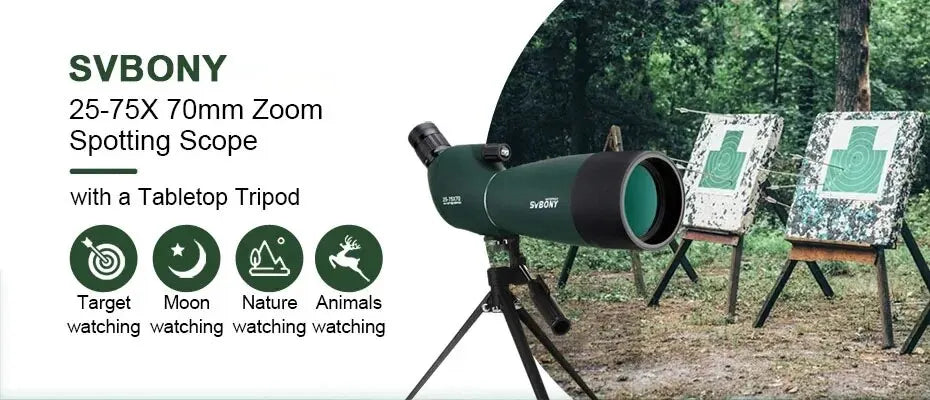 F9308B Telescope Spotting Scope Monoculars Powerful Binoculars Bak4 FMC Waterproof With Tripod Camping