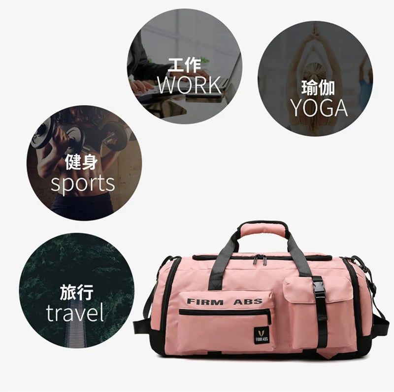 Large Tactical Backpack Women Gym Fitness Travel Luggage Handbag Camping Training Shoulder Duffle Sports Bag for Men Suitcases