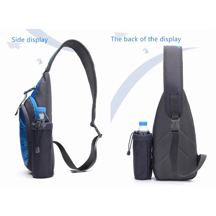 Men Travel Hiking Shoulder Bag Women Chest Backpack Sports Outdoor Computer Phone Bag Climbing Fitness Trekking Fishing Bag