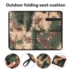 Elastic Sitting Pad Folding Cushion Portable Camping Mat Moisture-proof Soft Comfortable Beach Mat Prevent Dirty Hiking Seat Pad