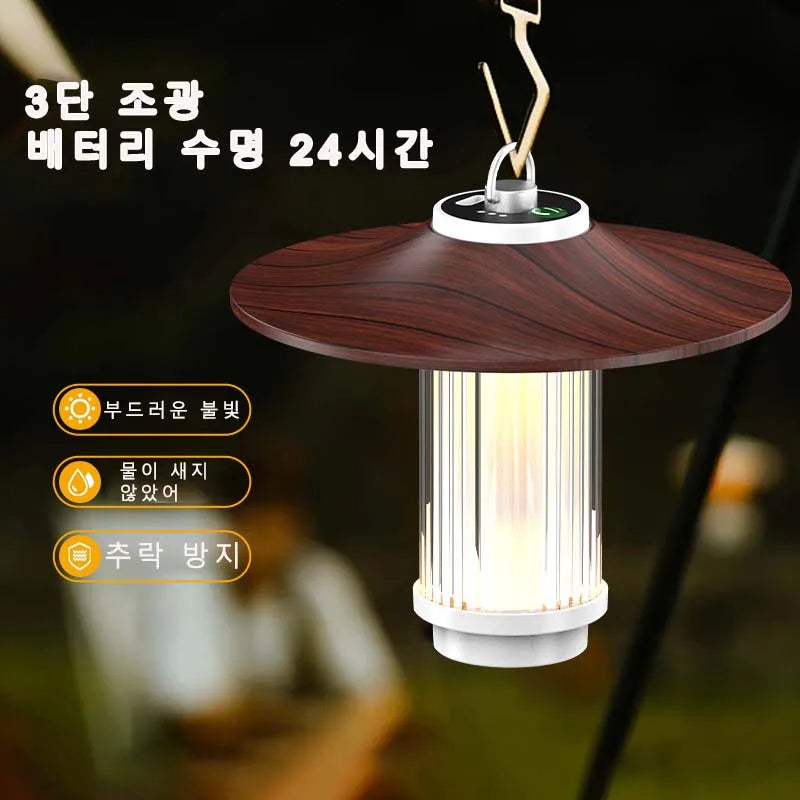 3000mAh 38-KT 38 Light 38 Explore USB Rechargeable Camping Lanterns Outdoor Tent lamp Powerful Mini LED Flashlights Camp Light