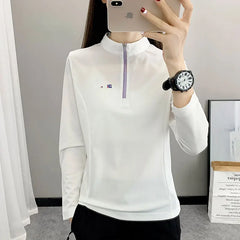 Spring Autumn Women Long sleeve T-shirts Outdoor Camping Trekking Sport Sun Protection Clothes Woman Long Sleeve Female Clothing