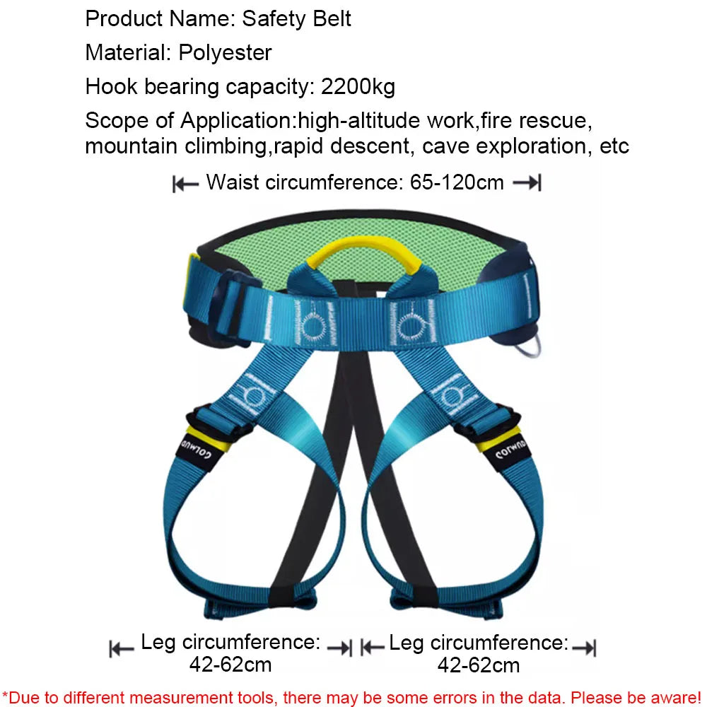 Half Body High-altitude Work Safety Harness Outdoor Climbing Rescue Safety Belt Electrician Construction Protective Equipment