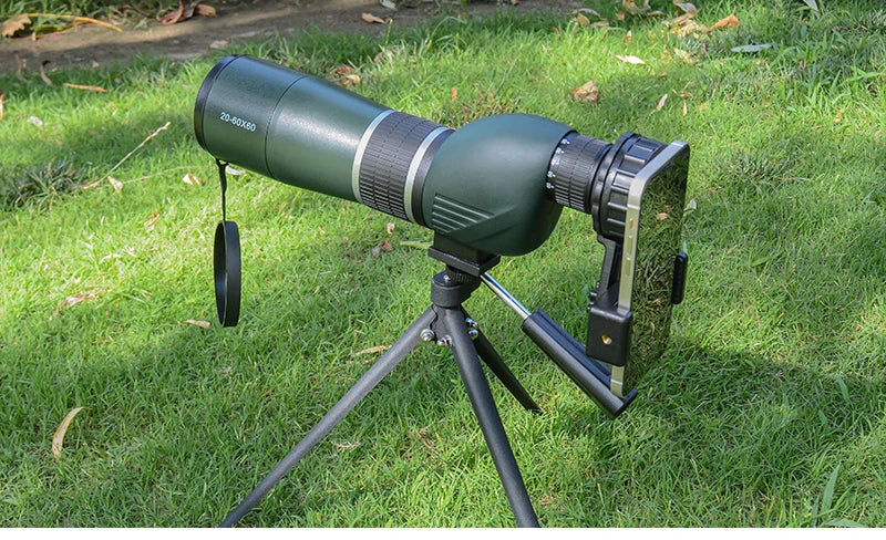 20-60X60 Spotting Scope Zoom Monocular Powerful Telescope Bak4 Prism Waterproof Anti-Fog For Camping Bird Watching Landscape