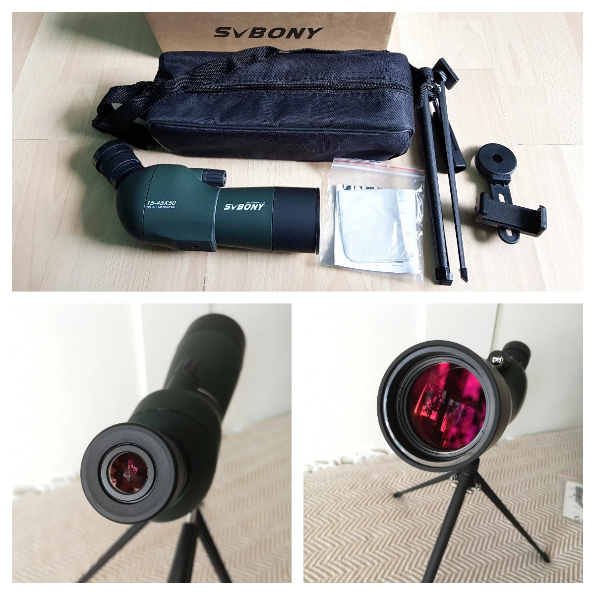 SVBONYSV28PLUS 25-75x70 Spotting Scopes With Tripod,Waterproof,Range Shooting Scope, For Target Shooting,Bird Watching