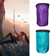 Magnesia Sack Rock Climbing Chalk Bag Waterproof Pocket For Weight Lifting Outdoor Bouldering Magnesia Pouch Climbing Equip H0c9