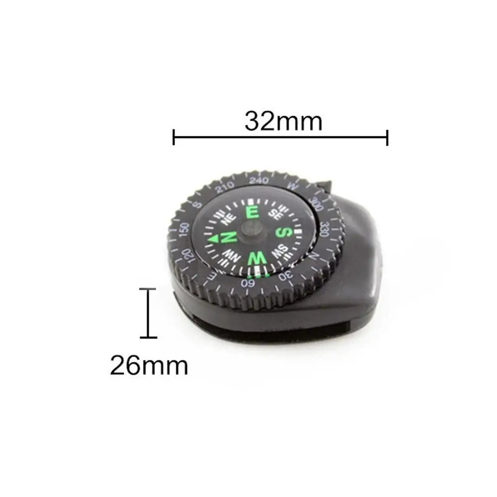 Portable Compass Watch Band for Paracord Bracelet Survival Mini Navigation Compass Watch Outdoor Hiking Camping Accessories