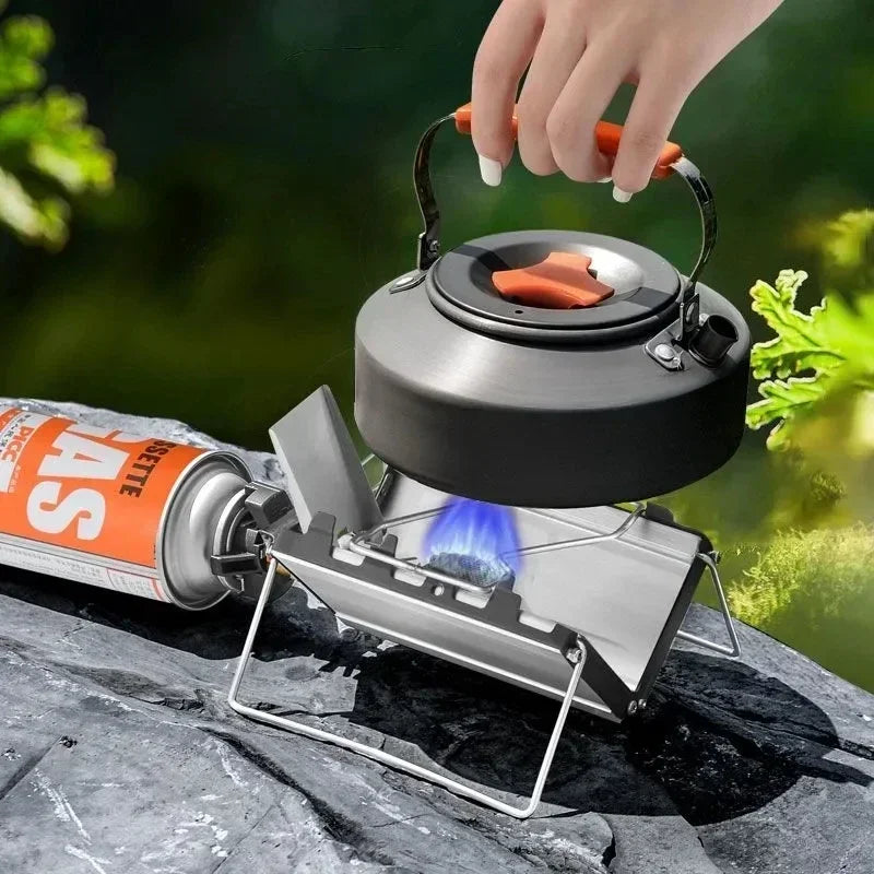 Windproof High-power Cassette Gas Stove Camping Stove Outdoor Portable Lightweight Aluminum Alloy Nature Hike Picnic Accessories