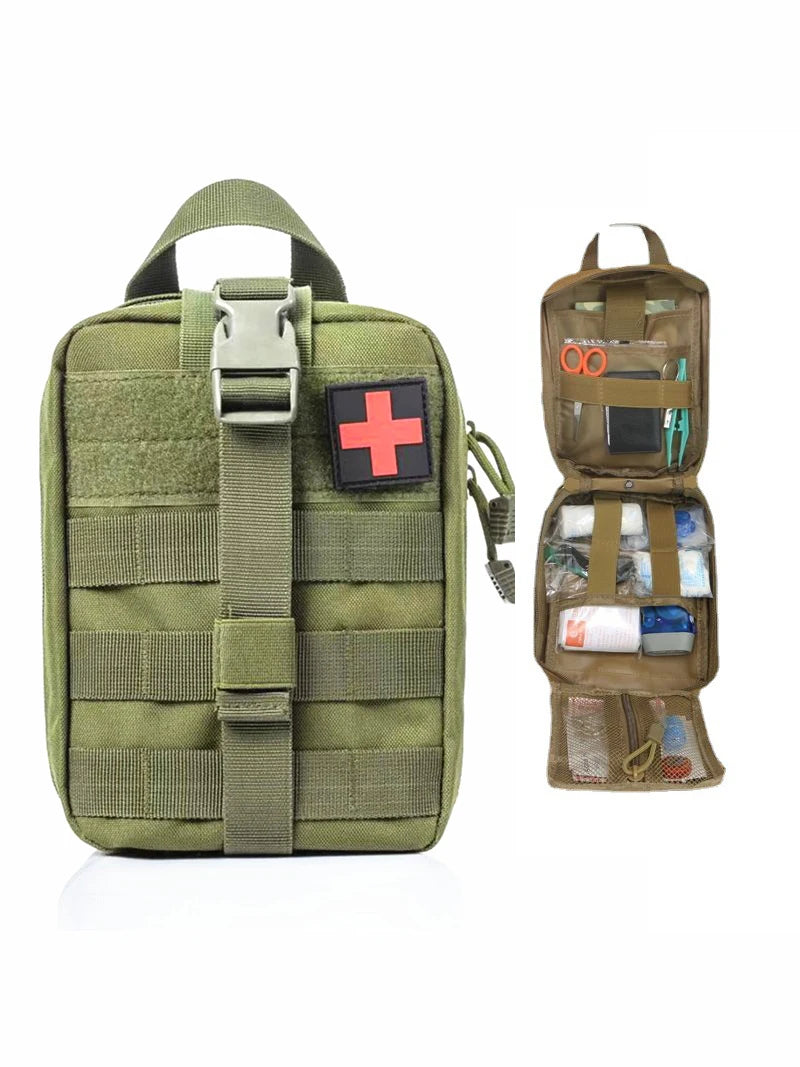 Medical Kit First Aid Pack Survival Emergency Medicine Waist Bag Molle Kit Gear Rescue Equipment Tourniquet