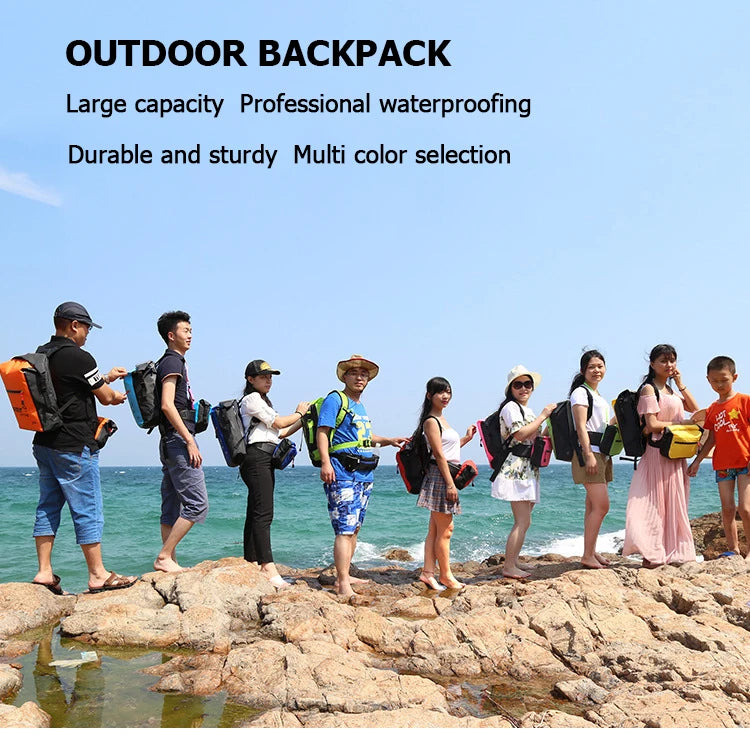 25L Waterproof Dry Bag Swimming Outdoor Sport Water Bag Camping Kiking Kayaking Boating Fishing Sport Backpack Rucksack Pack