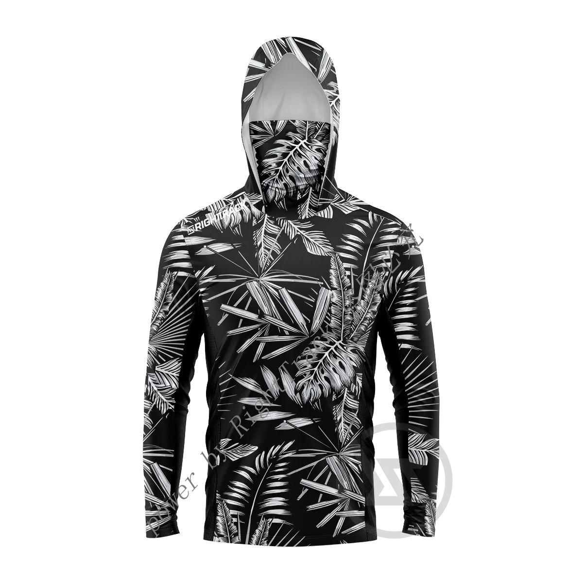 Camouflage Mask Hoodies Shirts Suitable For Fishing Hunting Climbing Camping Hiking Outdoor Sun Protection Breathable Clothing