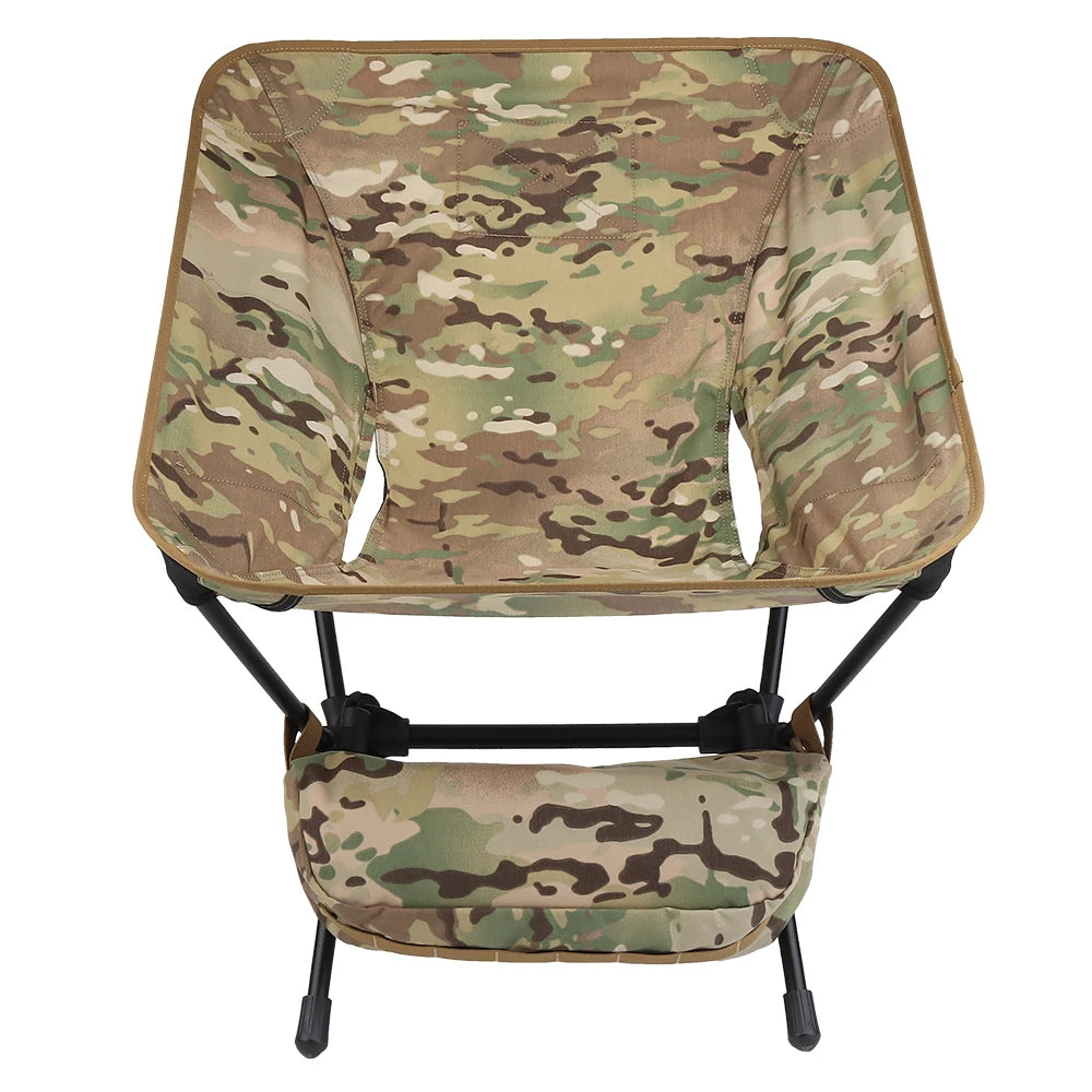 Tactical Outdoor Camping Fishing Folding Moon Chair Travel Hiking Picnic Barbecue Folding Table Military Hunting Portable Stool