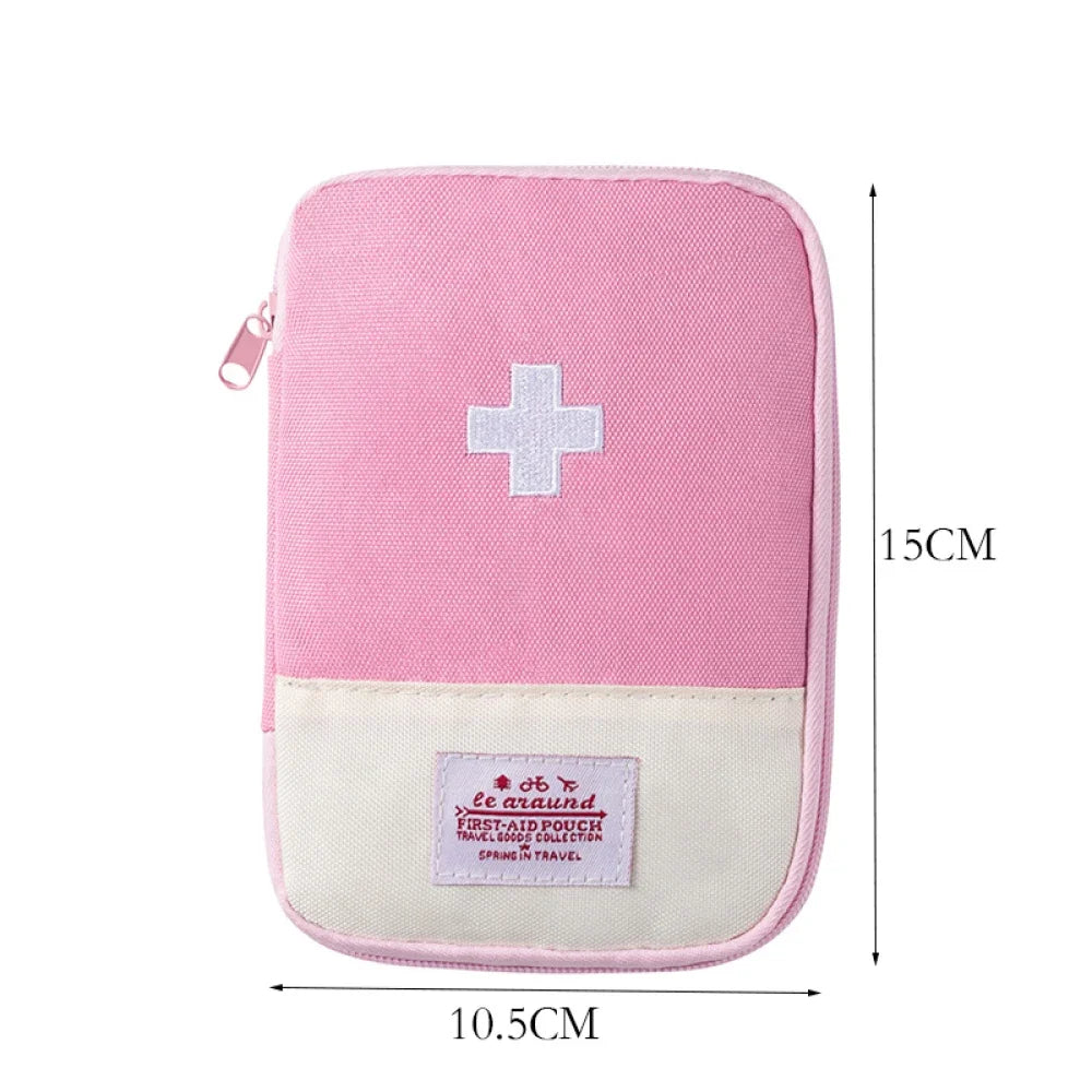 Portable First Aid Medical Kit Travel Outdoor Camping Useful Mini Medicine Storage Bag Camping Emergency Survival Bag Pill Case