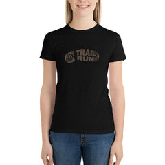 trail run T-Shirt summer clothes graphics Aesthetic clothing t shirts for Women loose fit