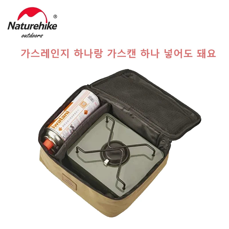 Naturehike Camping Stove Storage Bag Portable Travel Butane Stove Storage Bag Outdoor Storage Box Large Capacity Storage Bag