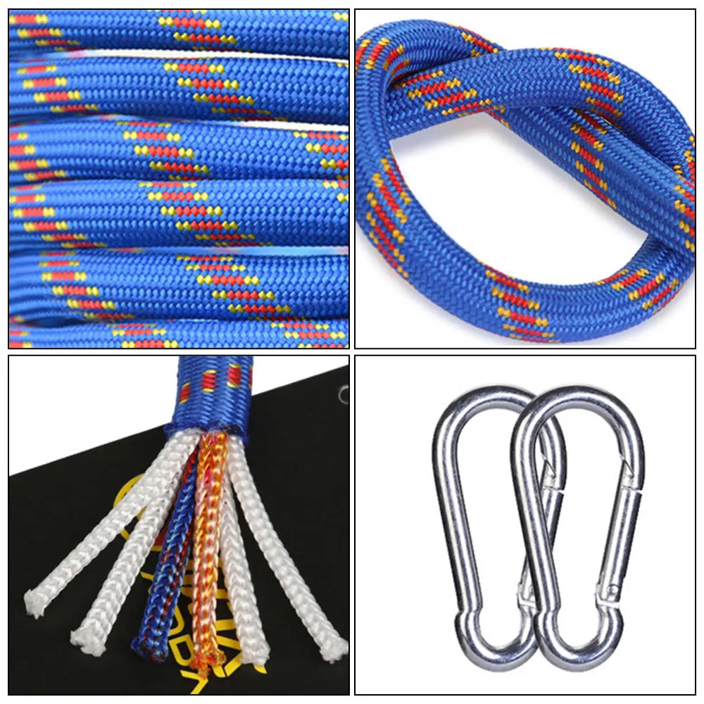 10M/15M/20M/30M Climbing Rope Outdoor Rescue Rope Climbing Safety Rope Paracord Insurance Escape Rope Hiking Survival Tool