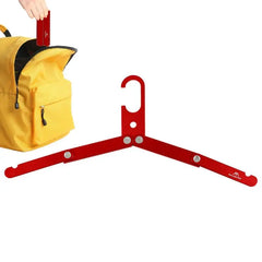 Camping Folding Clothes Hanger Aluminum Alloy Coat Hangers Portable Drying Rack Space-saving Easy Storage Coat Stand For Camping