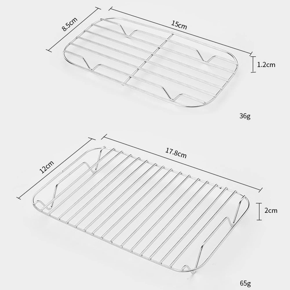 1pcs Lunch Box Steaming Rack Stainless Steel Lunch Box Steaming Rack Outdoor Picnic Cookware Cooking Supply For Outdoor Camping