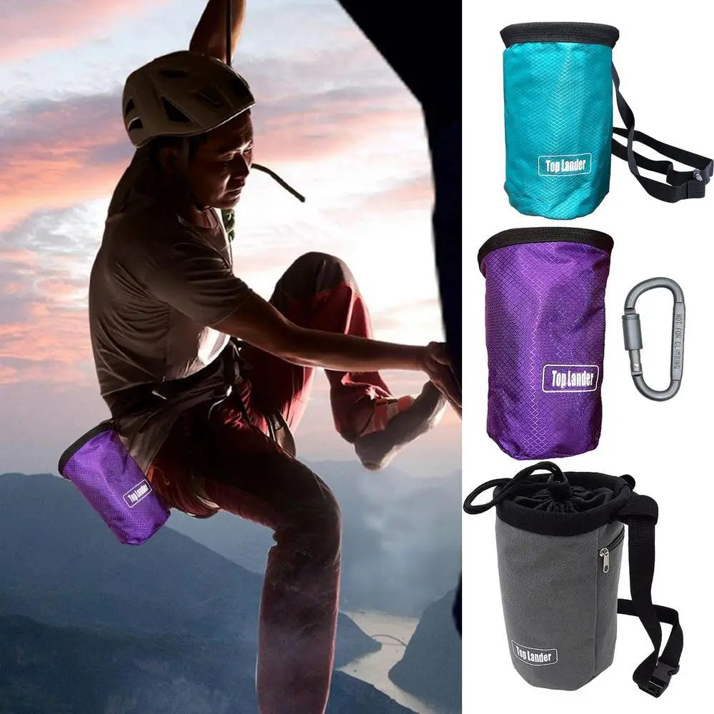 Magnesia Sack Rock Climbing Chalk Bag Outdoor Waterproof Pocket For Weight Lifting Bouldering Magnesia Pouch Climbing Equipment