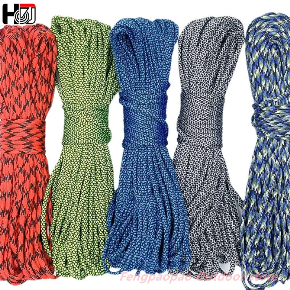 31 Meters Dia.4mm 7 stand Cores Paracord for Survival Parachute Cord Lanyard Camping Climbing Camping Rope Hiking Clothesline