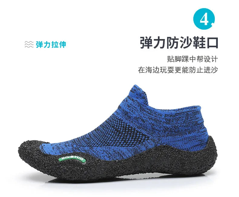 Men's Women's Beach Shoes Creek Tracing Anti Slip Breathable Multifunctional Water Wading Sneakers Outdoor Climbing Sports Socks