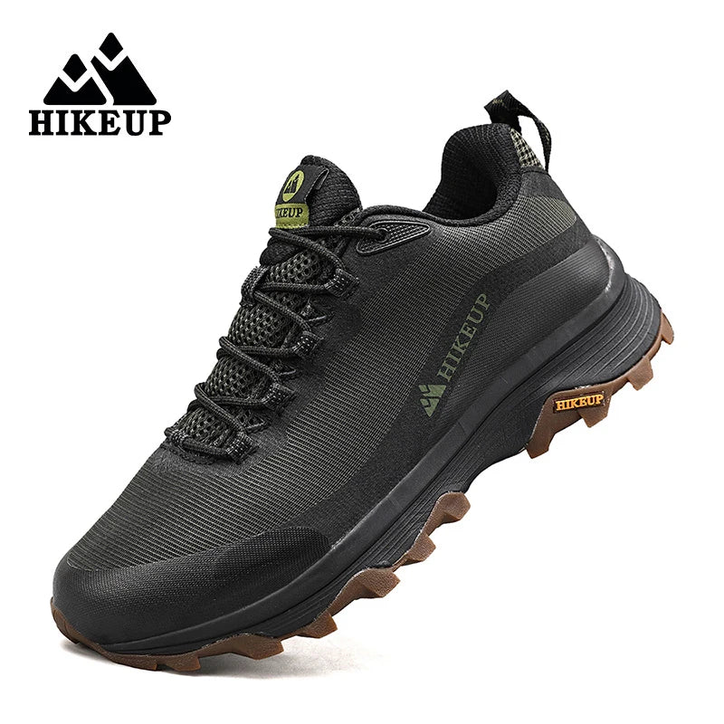 HIKEUP Outdoor Running Shoes Men Women Anti-skid Hiking Camping Sports Trail Male Safety Footwear Comfort Trekking Sneakers