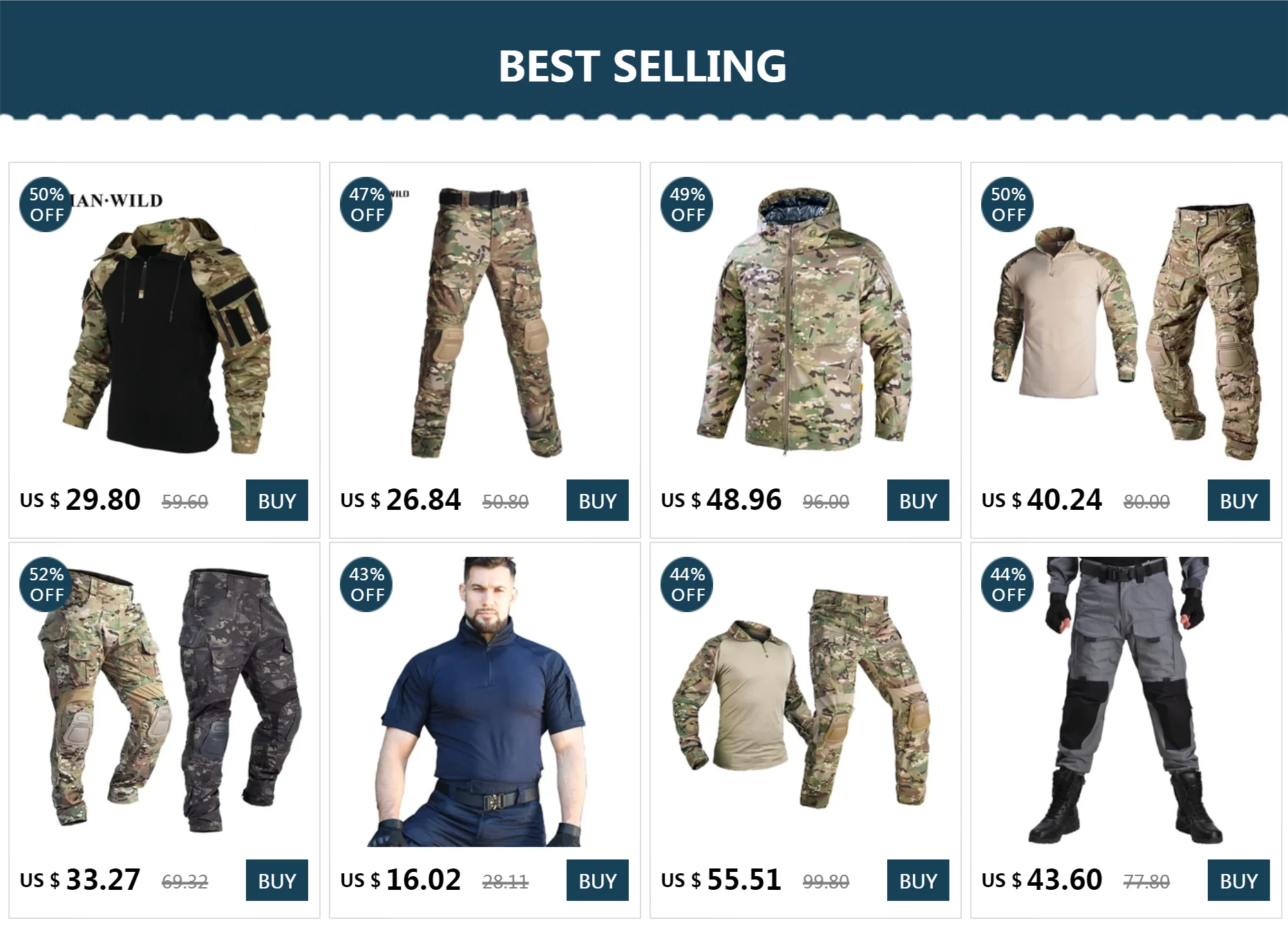 HAN WILD G3 Pants Combat Pants Softair Climb Trousers Men Clothing Sport CP Hiking Fishing Hunting Equipment Cargo Pants Tops