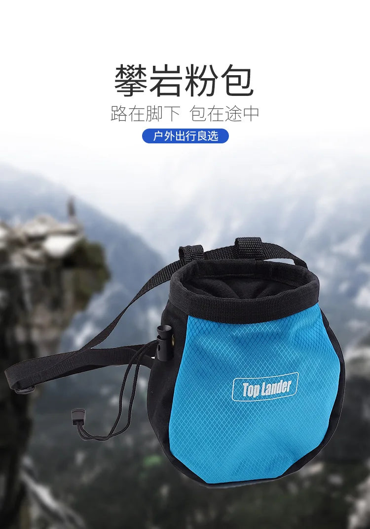 Outdoor Rock Climbing Bag Anti-skid Slingshot Lifting Bouldering Magnesium Powder Storage Anti-slip Bags Fitness Storage Pack