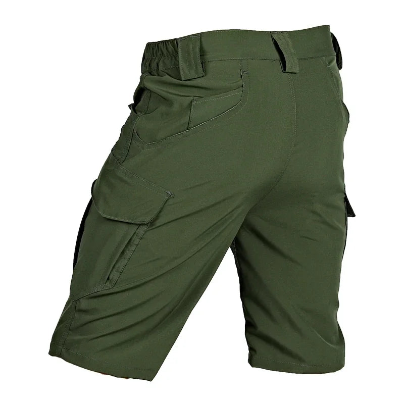 Outdoor Military Tactical Shorts for Men, Waterproof Urban Short Trekking Pants, Multi Pocket Hiking Shorts, Summer Clothing