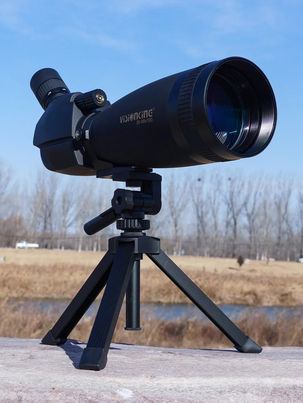 Visionking 30-90x100 Powerful Spotting Scope Dual speed focus Optics Hunting Birdwatching Observation Telescope With Tripod