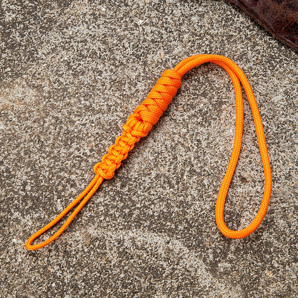 MKENDN Outdoor Rock Climbing Camping Rescue Emergency Paracord keychain Handmade Snake Knot Rope keychain Tactical Knife Lanyard