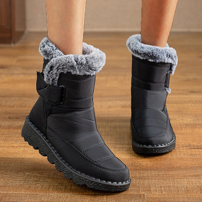 Snow Boots Women New Shoes Woman Waterproof Women Shoes Keep Warm Boots For Women Plush Fashion Botas Mujer Winter Boots