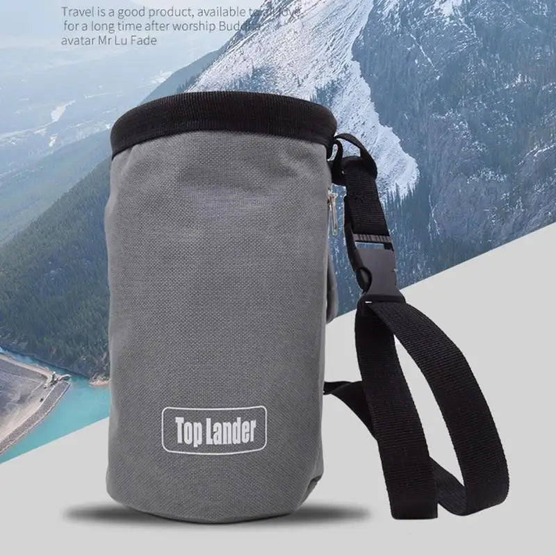 Magnesia Sack Rock Climbing Chalk Bag Outdoor Waterproof Pocket For Weight Lifting Bouldering Magnesia Pouch Climbing Equipment