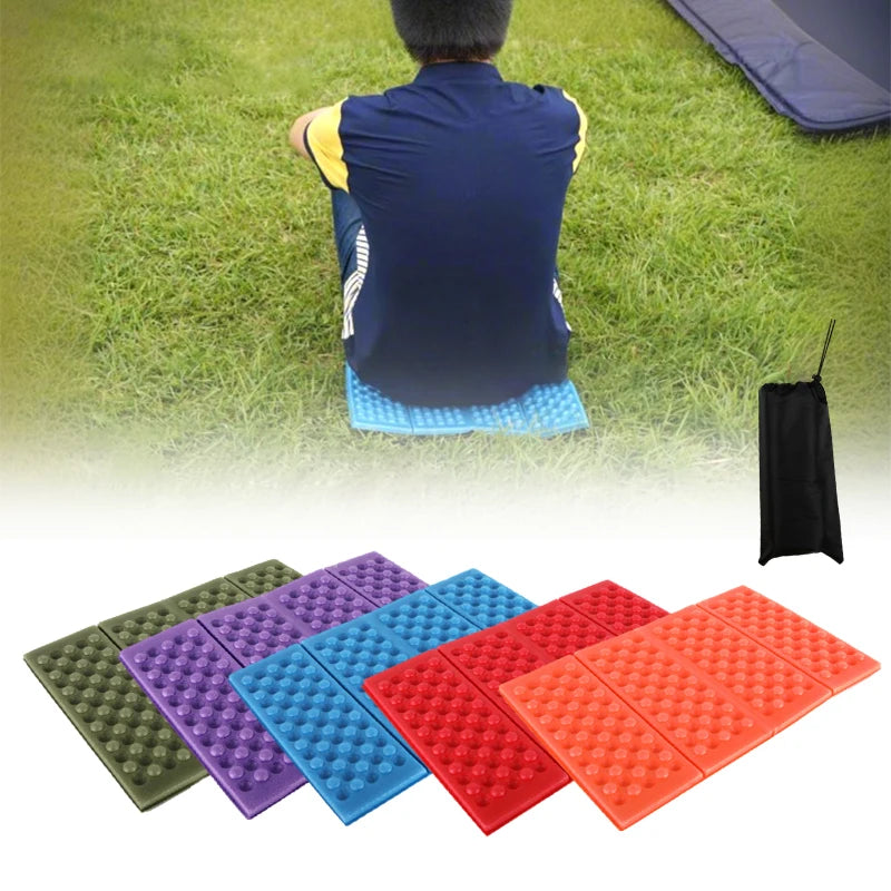 Outdoor Folding Mat Moisture-Proof Camping Mat XPE Foam Cushion Waterproof Pad Hiking Seat Picnic Mat Portable Small Camping Mat