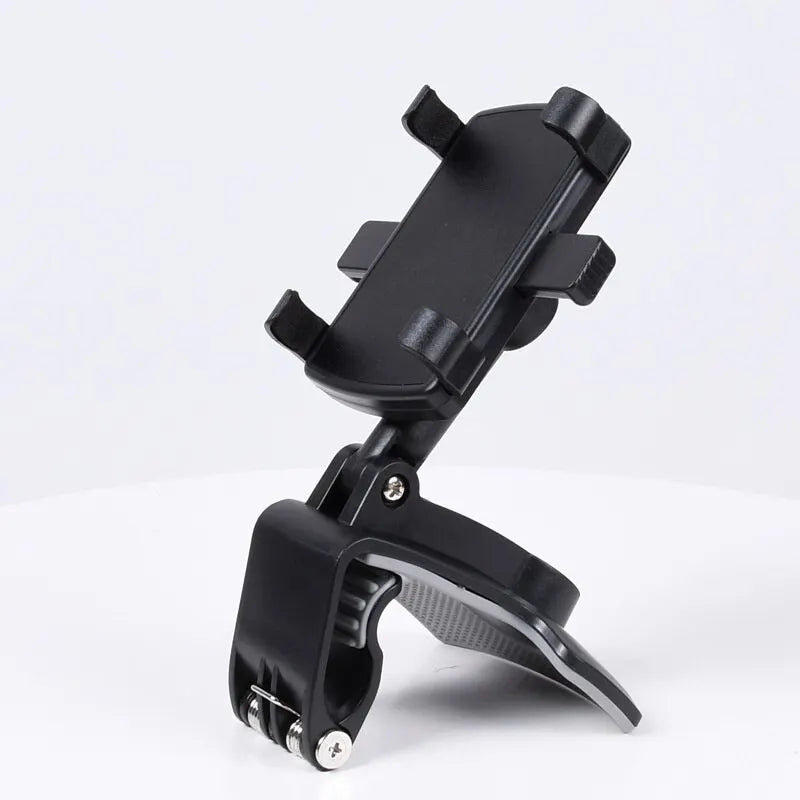 Car Mobile Phone Holder Easy Clip Mount Stand Panel Universal Navigation Multi-Functional Bracket Holder Dashboard GPS Support