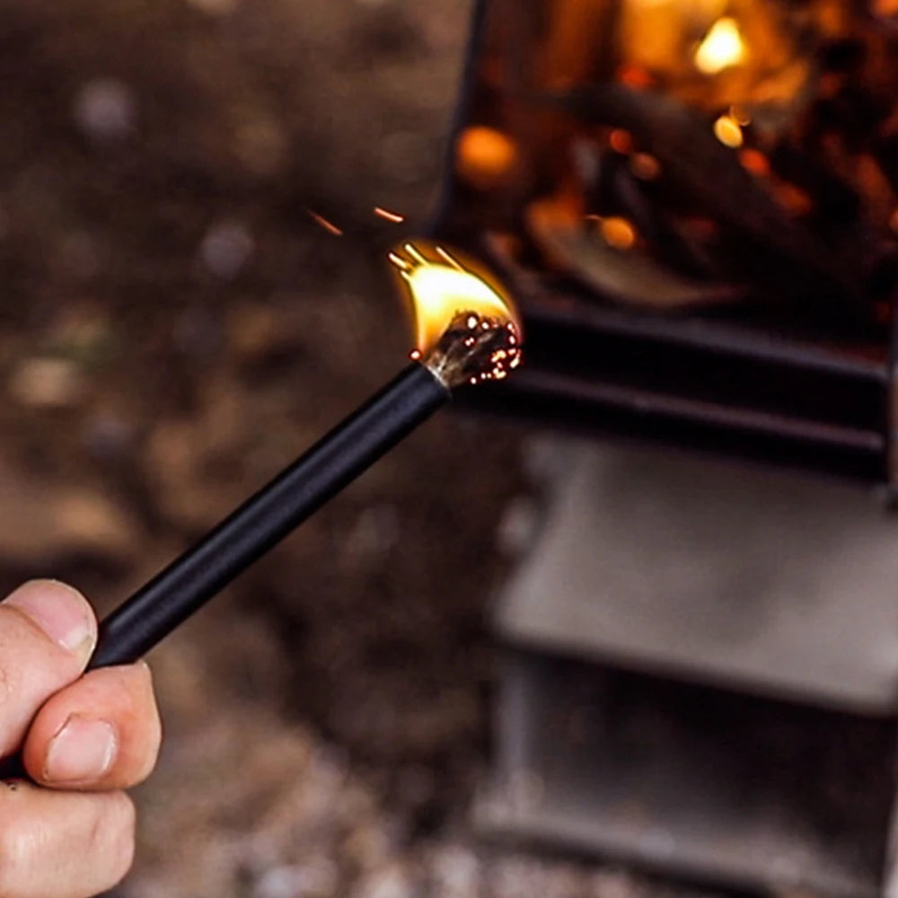 Portable Cord Fire Starter Camping Barbecue Fire Lighter Igniter Rope Beeswax Hemp Rope Fire Tools Outdoor Survival Equipment