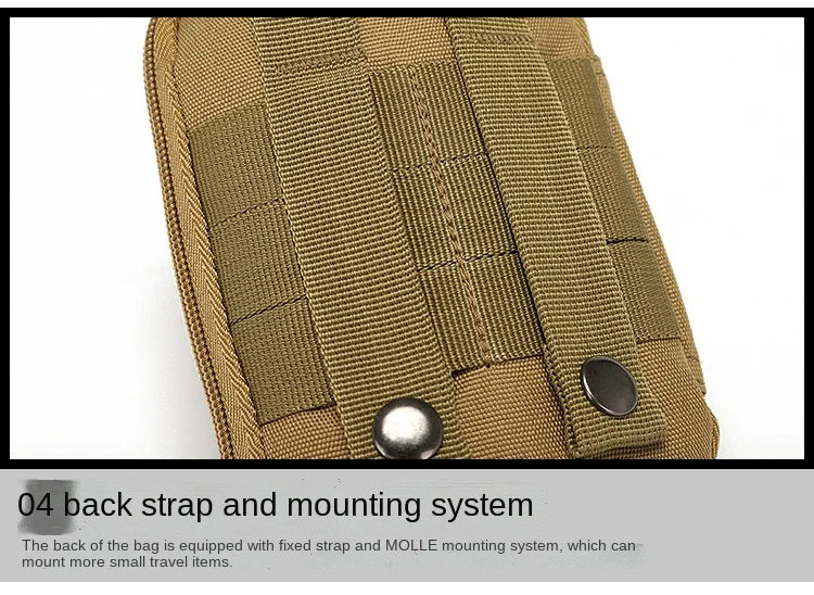 Outdoor Tactical First Aid Kit Small EMT Medical Bag MOLLE Accessory Hunting Camping Hiking CS Phone Bag (17X11X2CM)