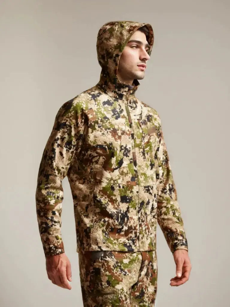 Men’s Soft shell hunting wear winter outdoor light camouflage hunting jacket