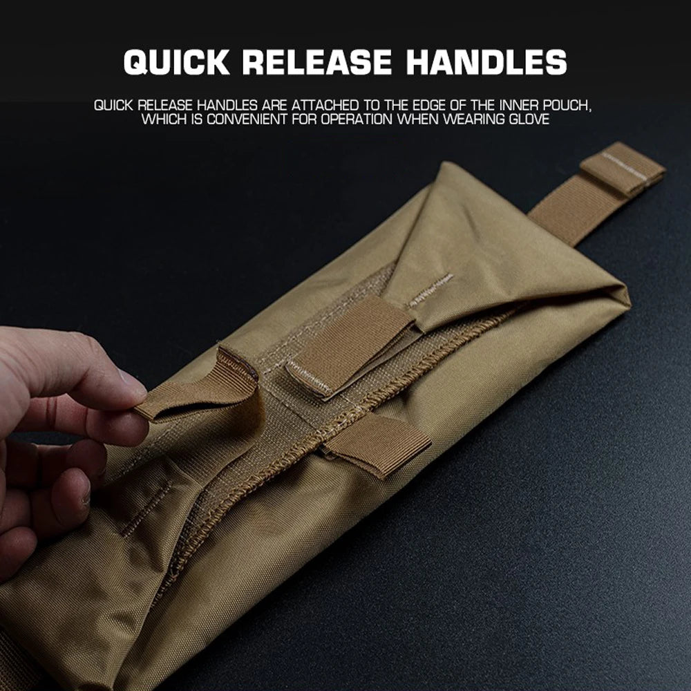 Tactical Trauma Pouch Roll 1 IFAK Individual First Aid Kit EDC Medical Rapid Belt Bag Airsoft Huntin Vest Plate Carrier Gear