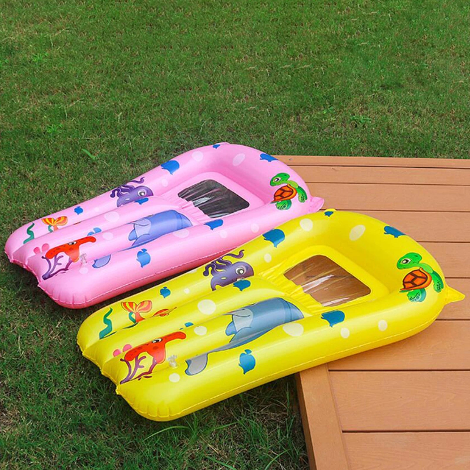 Bodyboards Swim Kickboard Summer Toys for Learning Kids Inflatable Surfboard for Boys Girls Swimming Pool Surfing Adults