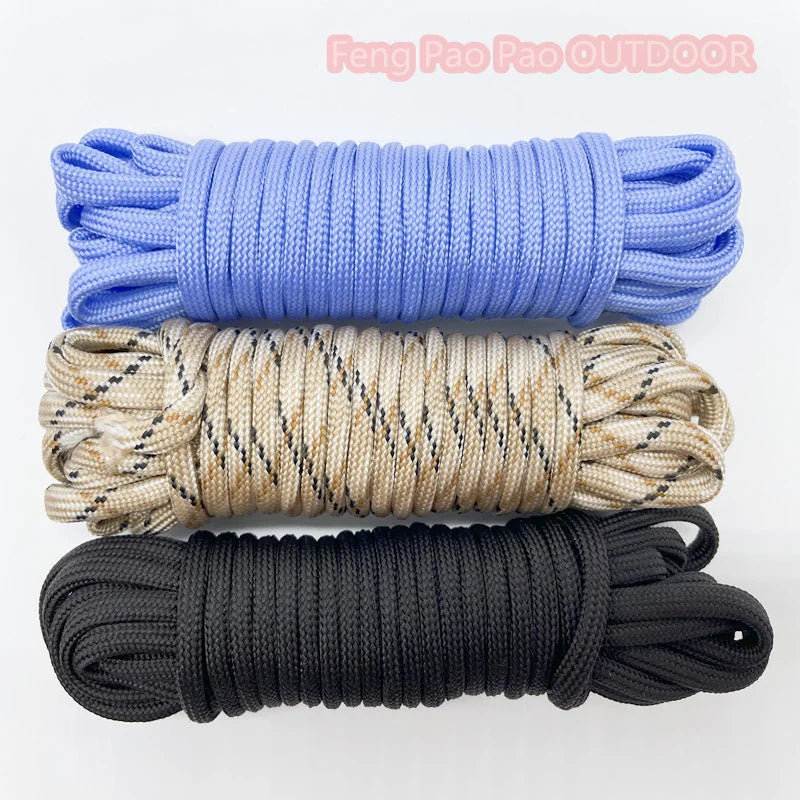 550 4mm 7 Bracket Core Parachute Rope for Survival Parachute Rope Lanyard Camping Rock Climbing Camping Rope Hiking Clothesline