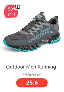 Original Men Hiking Shoes Breathable Mesh Men Sneakers Lightweight Outdoor Running Sport Cycle Lock Shoes Men Camping Trekking