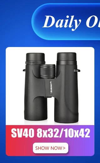 Svbony SV47 8x42/10x42 HD Binoculars Waterproof Spotting Scope for Adults, FMC Lens, Bak4 Prism for Hiking and Wildlife Observe